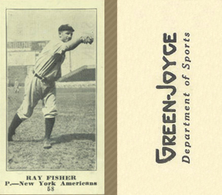 1916 Green-Joyce Ray Fisher #58 Baseball Card
