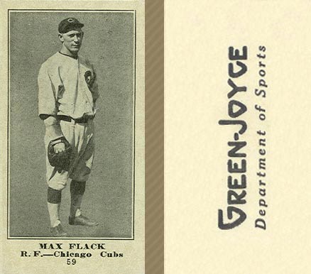 1916 Green-Joyce Max Flack #59 Baseball Card