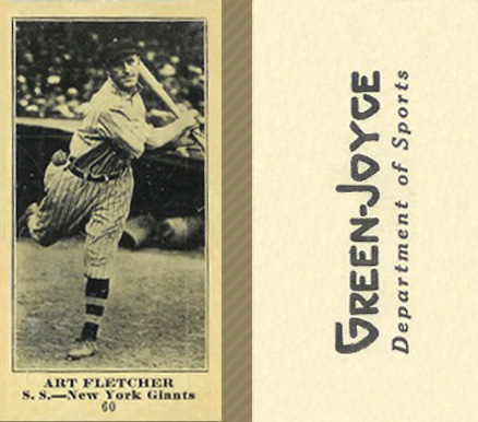 1916 Green-Joyce Art Fletcher #60 Baseball Card