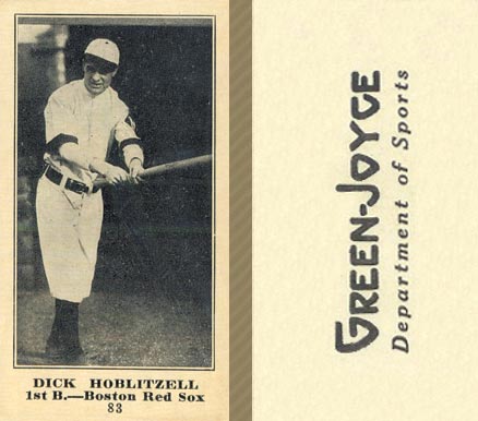 1916 Green-Joyce Dick Hoblitzell #83 Baseball Card