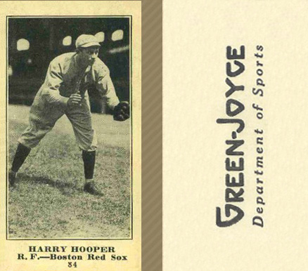 1916 Green-Joyce Harry Hooper #84 Baseball Card