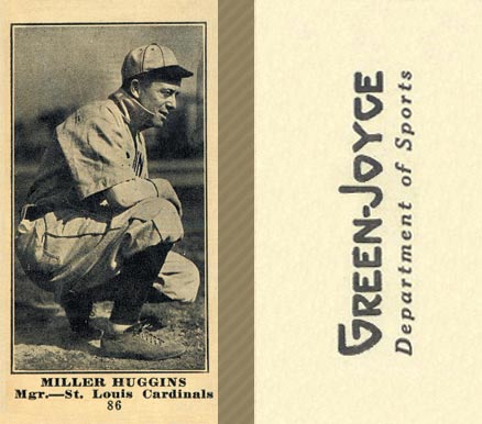 1916 Green-Joyce Miller Huggins #86 Baseball Card