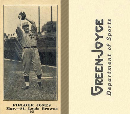 1916 Green-Joyce Fielder Jones #92 Baseball Card
