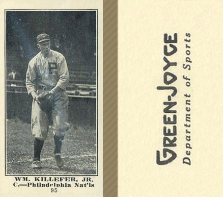 1916 Green-Joyce Wm. Killefer, Jr. #95 Baseball Card
