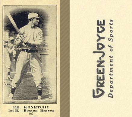 1916 Green-Joyce Ed. Konetchy #96 Baseball Card