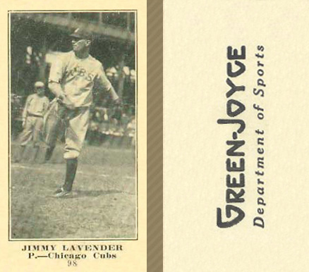 1916 Green-Joyce Jack Lapp #98 Baseball Card