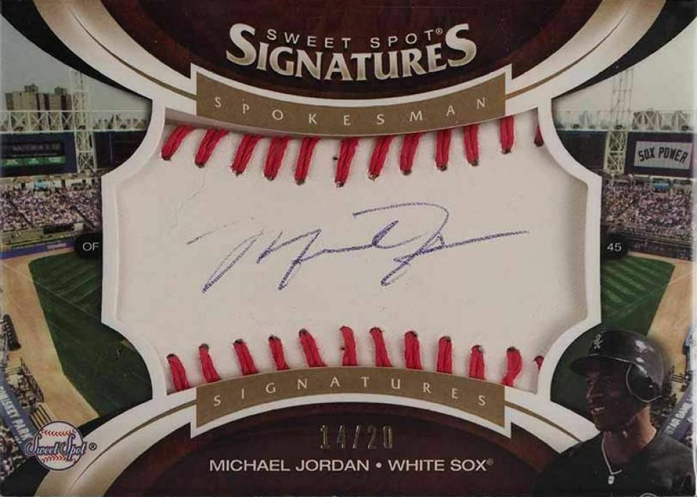 2006 Upper Deck Sweet Spot Update Spokesman Signatures Michael Jordan #SP4 Baseball Card