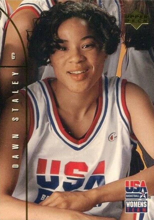  Dawn Staley Autographed Basketball Card - USWNT Signed 1996  Upper Deck USA Womens National Team