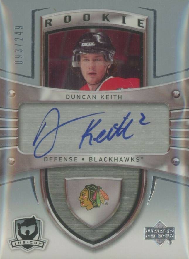 2005 Upper Deck the Cup Duncan Keith #186 Hockey Card