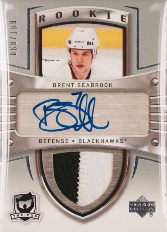 2005 Upper Deck the Cup Brent Seabrook #105 Hockey Card