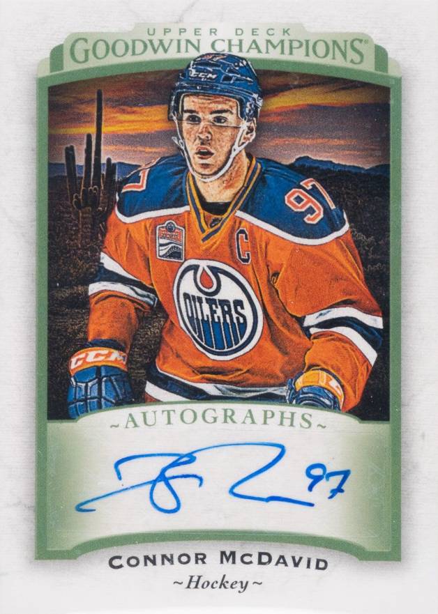 2017 Upper Deck Certified Diamond Dealers Conference Autographs Connor McDavid #CM Hockey Card