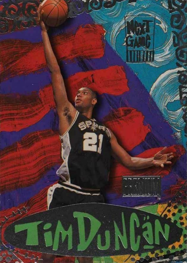 1997 Skybox Next Game Tim Duncan #7NG Basketball Card