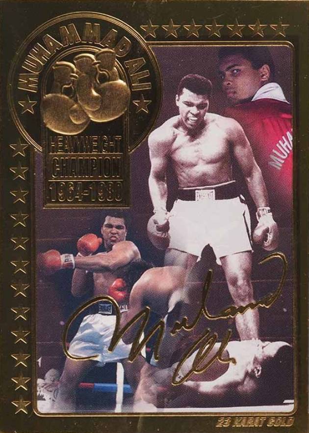 1996 Classic Bleachers 23KT Gold Muhammad Ali # Other Sports Card