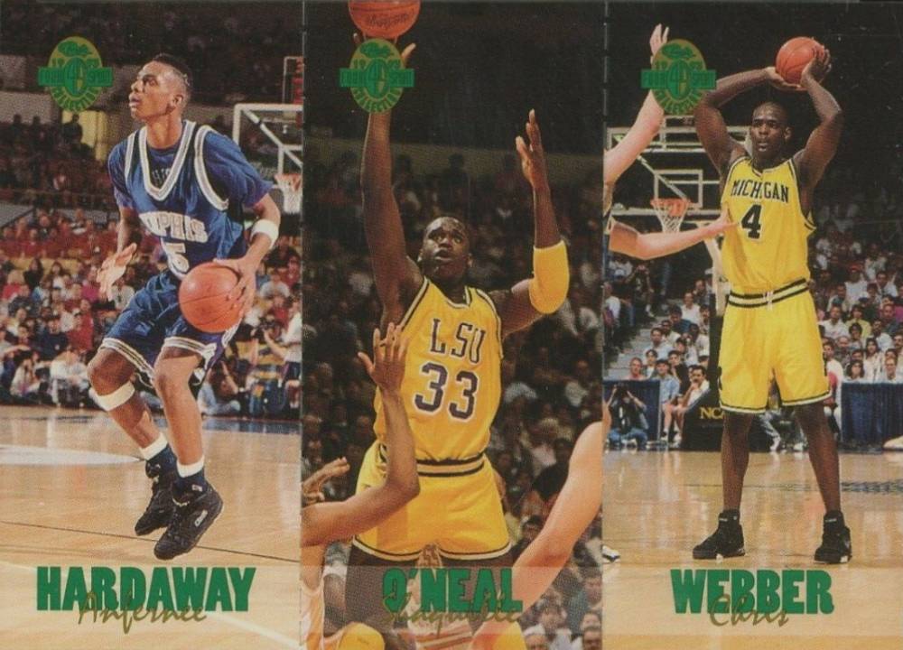 1993 Classic 4 Sport Anfernee Hardaway/Chris Webber/Shaquille O'Neal # Basketball Card