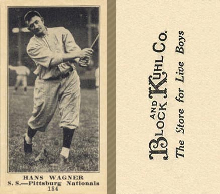 1916 Block & Kuhl (1916) Hans Wagner #184 Baseball Card