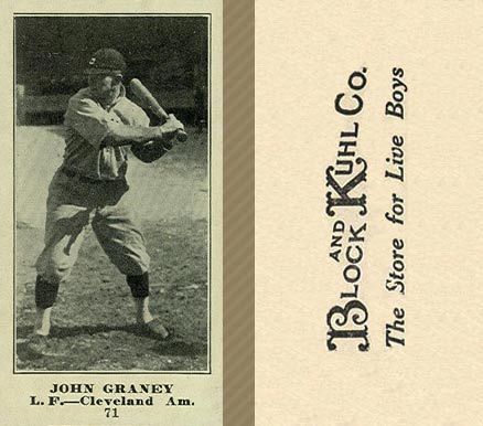 1916 Block & Kuhl (1916) John Graney #71 Baseball Card