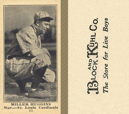 1916 Block & Kuhl (1916) Miller Huggins #85 Baseball Card