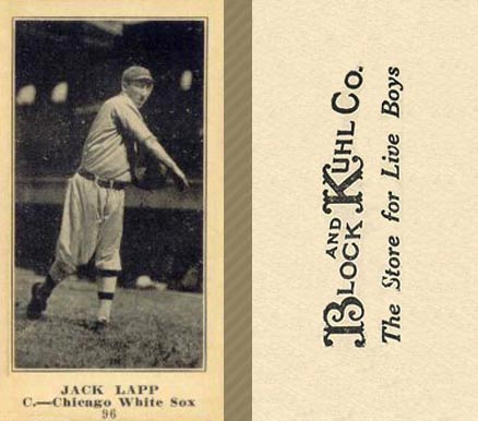 1916 Block & Kuhl (1916) Jack Lapp #96 Baseball Card