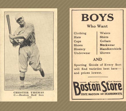 1917 Boston Store Chester Thomas #173 Baseball Card