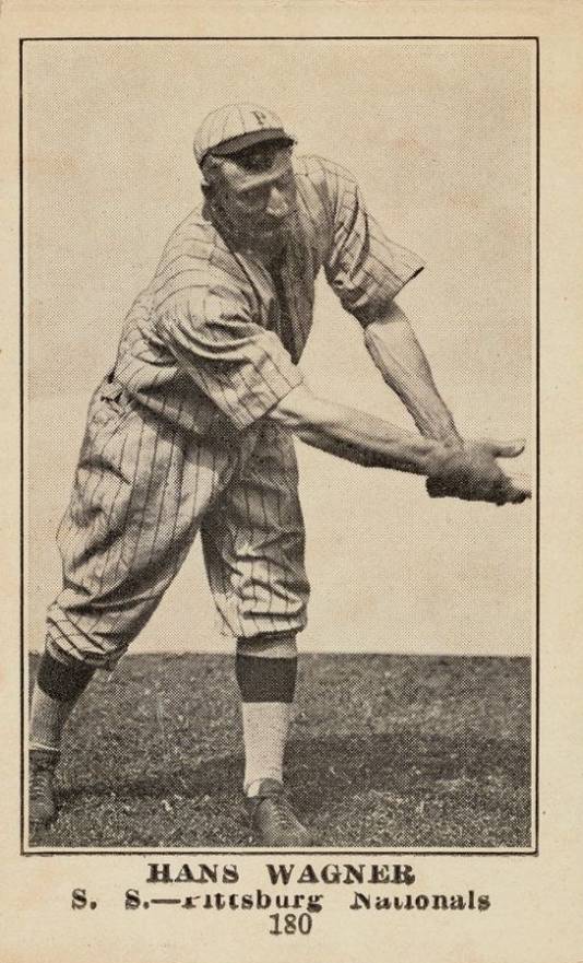 1917 Boston Store Hans Wagner #180 Baseball Card