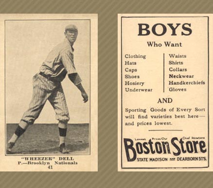 1917 Boston Store Wheezer Dell #41 Baseball Card