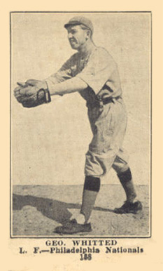 1917 Boston Store Geo. Whitted #188 Baseball Card