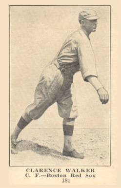 1917 Boston Store Clarence Walker #181 Baseball Card