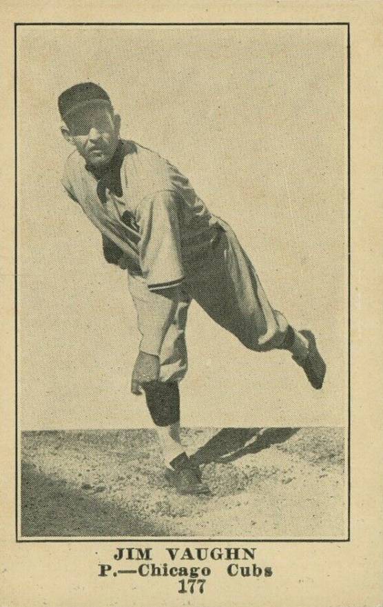 1917 Boston Store Jim Vaughn #177 Baseball Card