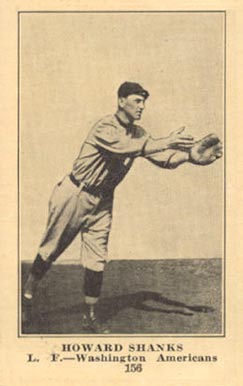 1917 Boston Store Howard Shanks #156 Baseball Card