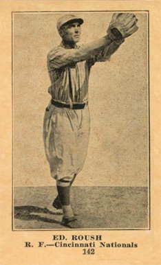 1917 Boston Store Ed. Roush #142 Baseball Card