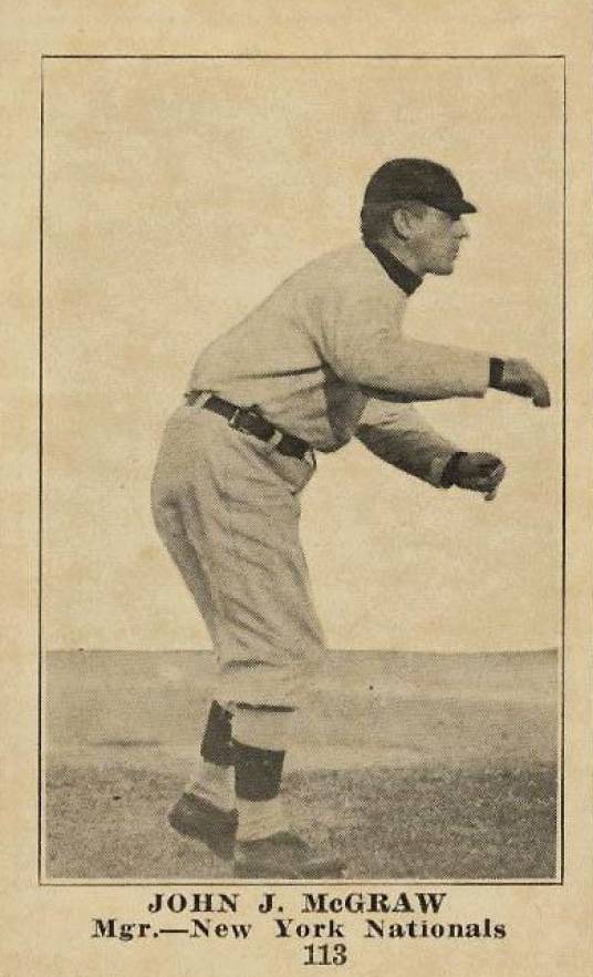 1917 Boston Store John J. McGraw #113 Baseball Card