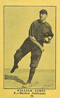 1917 Boston Store William James #84 Baseball Card