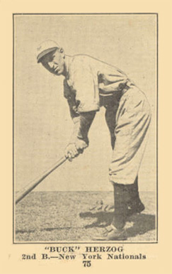 1917 Boston Store "Buck" Herzog #75 Baseball Card