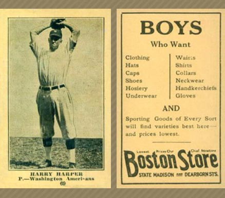 1917 Boston Store Harry Harper #69 Baseball Card
