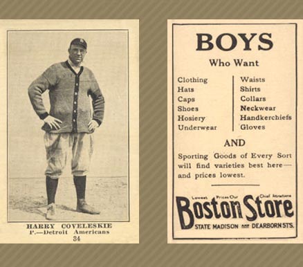 1917 Boston Store Harry Covelskie #34 Baseball Card