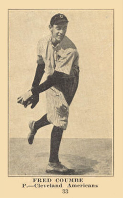 1917 Boston Store Fred Coumbe #33 Baseball Card