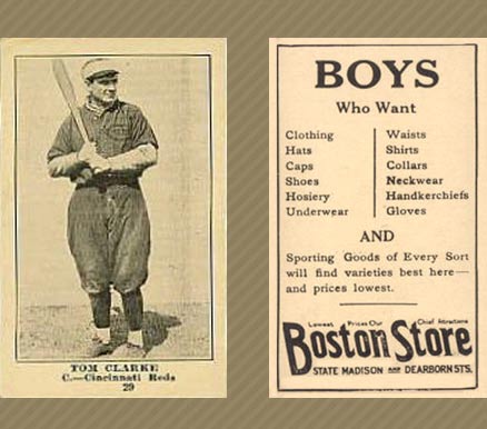 1917 Boston Store Tom Clarke #29 Baseball Card