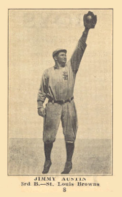 1917 Boston Store Jimmy Austin #8 Baseball Card