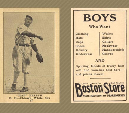 1917 Boston Store Hap Felsch #47 Baseball Card