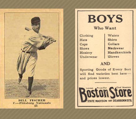 1917 Boston Store Bill Fischer #48 Baseball Card