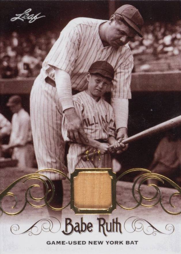 2016 Leaf Babe Ruth Collection Game-Used Bat Babe Ruth #YB20 Baseball Card