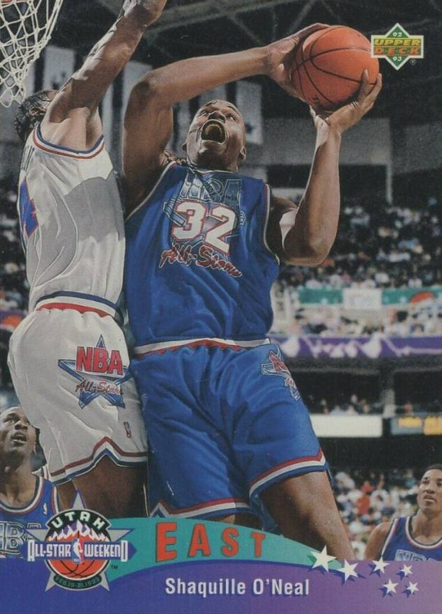 1992 Upper Deck International Shaquille O'Neal #4 Basketball Card