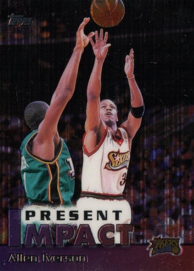 1999 Topps Impact Allen Iverson #I9 Basketball Card
