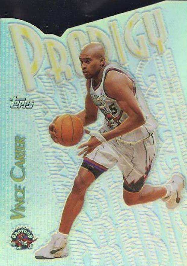 1999 Topps Prodigy Vince Carter #PR17 Basketball Card