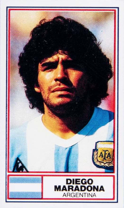 1984 Rothmans Football International Stars Diego Maradona # Soccer Card