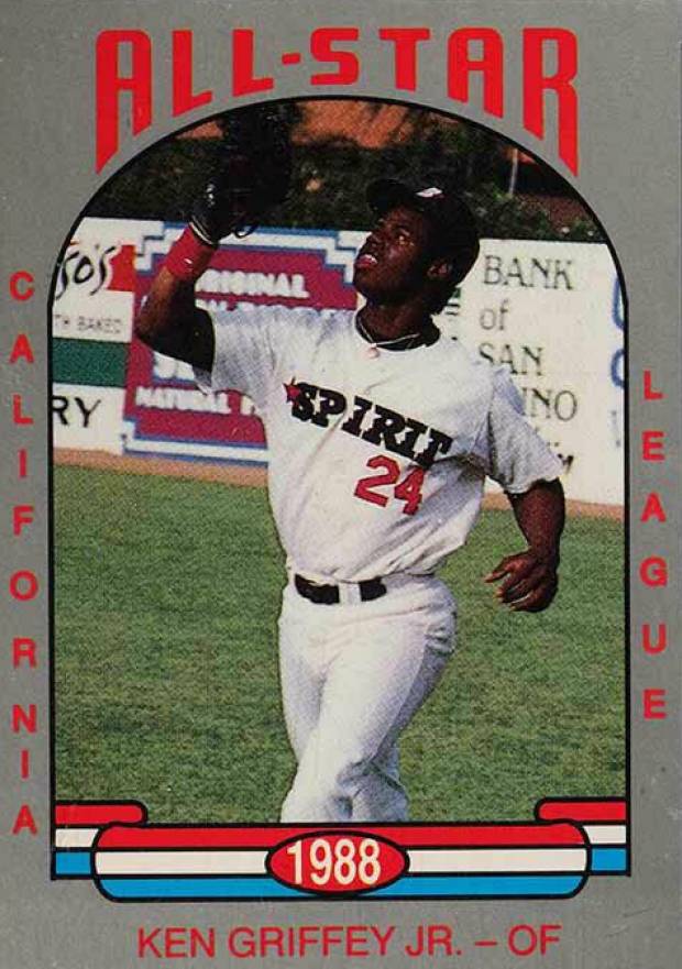 1988 Cal League All-Stars Ken Griffey Jr. #26 Baseball Card