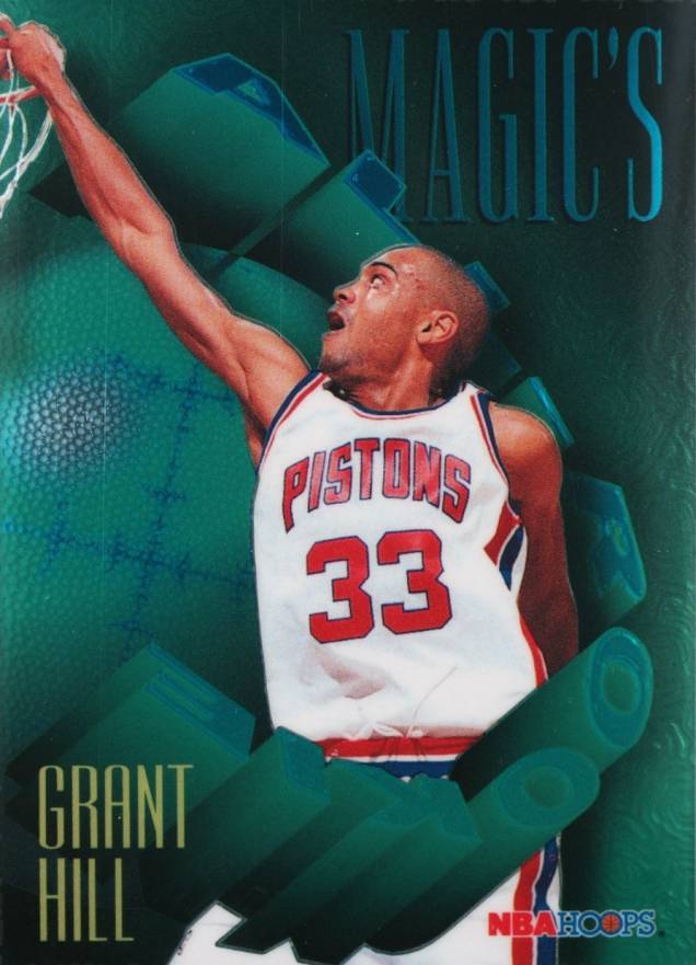 1994 Hoops Magic's All-Rookies Grant Hill #FAR3 Basketball Card