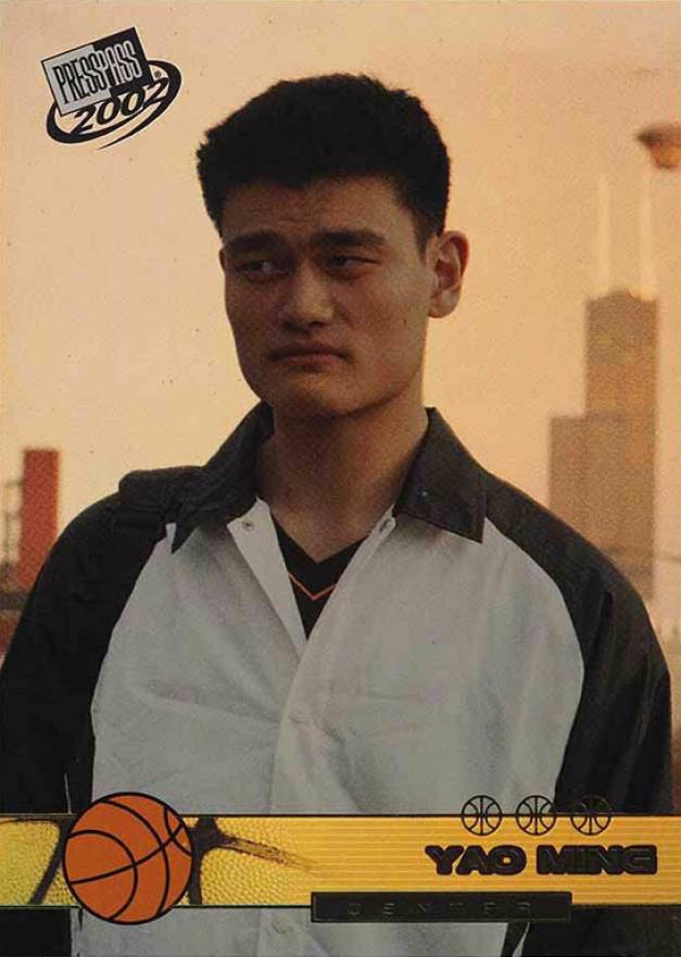 2002 Press Pass Yao Ming #R18 Basketball Card
