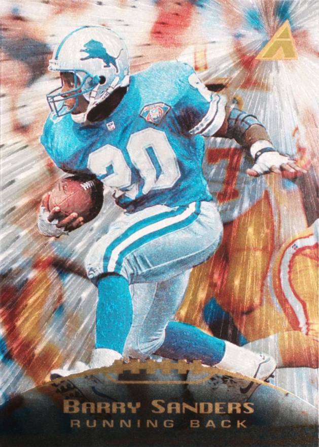 1995 Pinnacle Trophy Collection Barry Sanders #39 Football Card