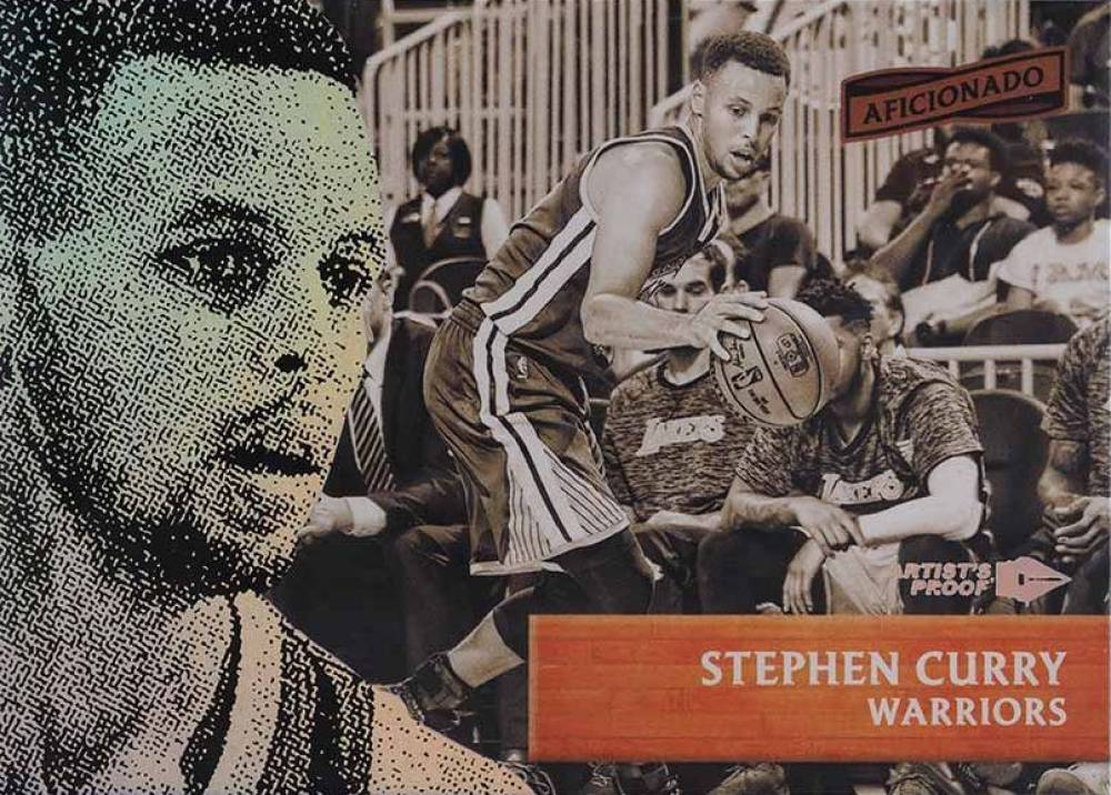 2016 Panini Aficionado Stephen Curry #61 Basketball Card